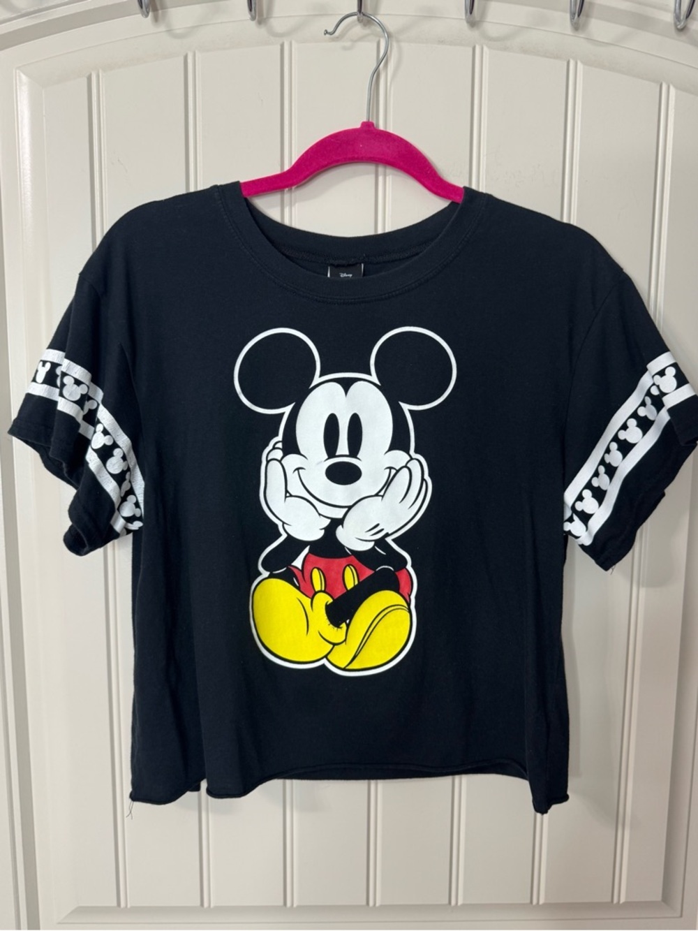 3/for $15 🍒DISNEY’s Mickey Black Short Sleeve Character Tee (Womens X-Large) - Picture 3 of 9
